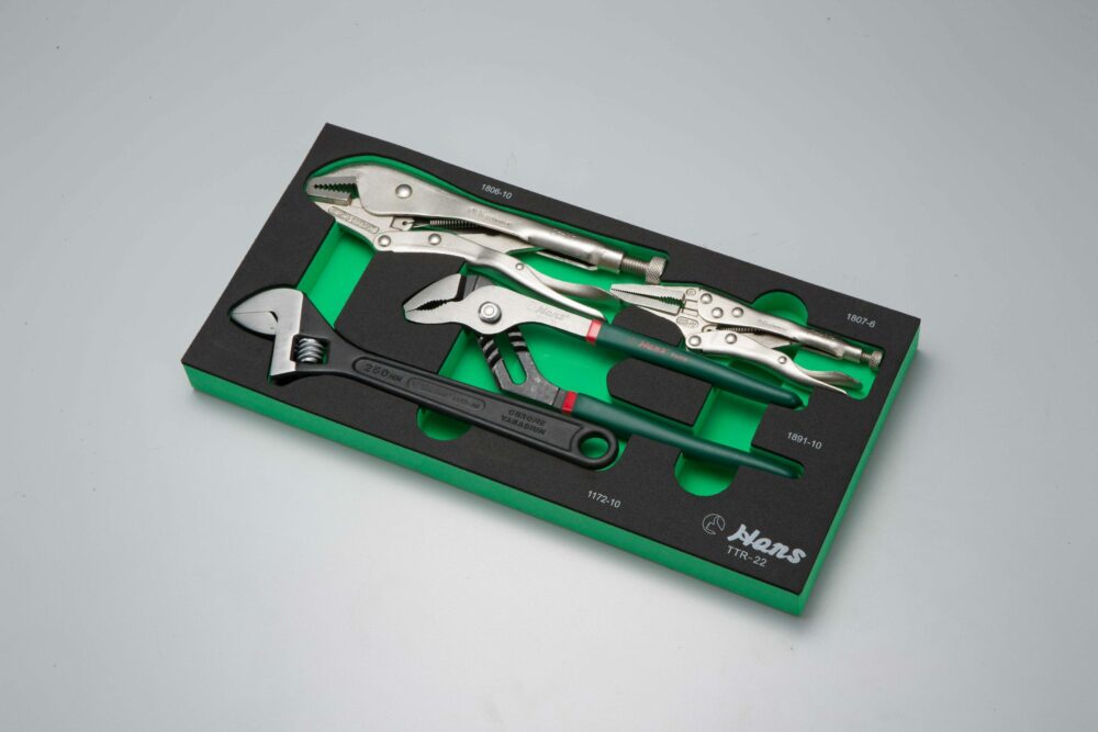 TTR-22 TTR-22/ Pliers and Adjustable Wrench Set in 4 PCs-Exclusive Edition