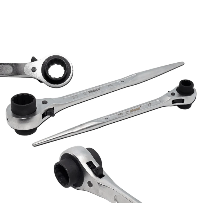 1140M (1) 1140: Heavy-Duty Reversible Ratchet Box Wrench (Ratchet Structural Wrench)