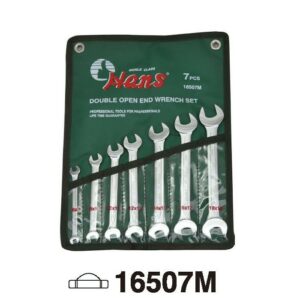 16507M Wrench Roll Pouch Bag – 7pcs Double Open-End Wrenches (1151M/A Series)