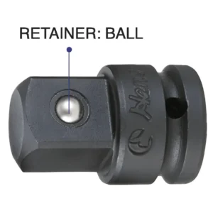 1-½" Drive Impact Socket Adaptor with Ball Retainer