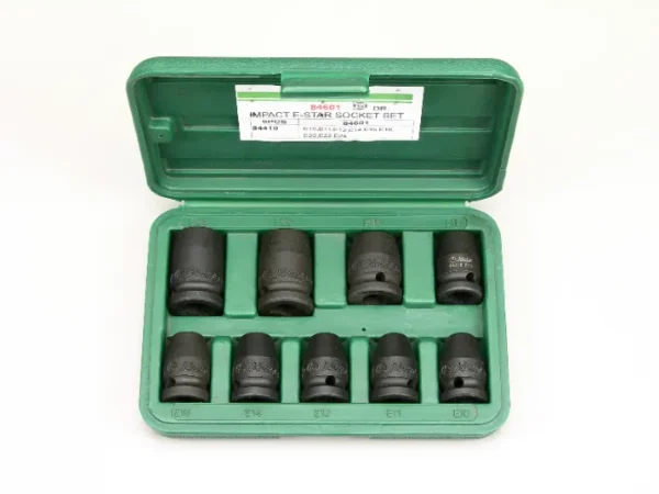 新品イナータス　4点セット Impact E-Star Socket Set – 9 Pcs for High-Torque Use