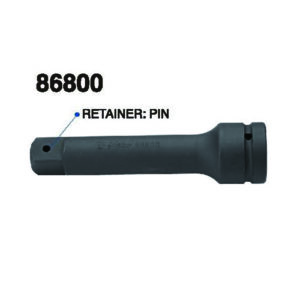 86800- Impact Extension Bar with PIN Retainer 3/4"Drive