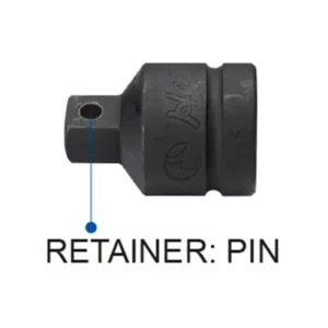 88804 1 Dr. Impact Socket Adaptor with Pin Retainer