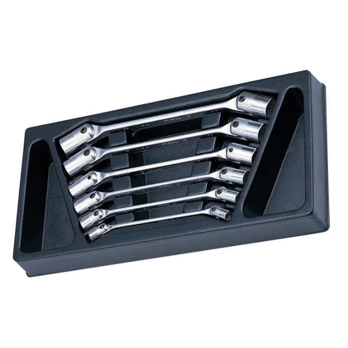 TT-9 (1) TT-9 – 6-Piece Double Flex Socket Wrench Set (Cr-V Steel)