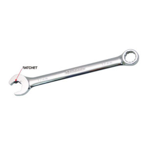 11642M/A-Open-End Ring Wrench with Ratchet