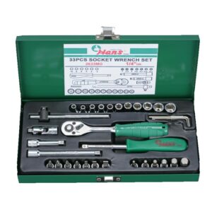 2633MG/AG- Socket Wrench Set- 1/4" Drive- 33PCS