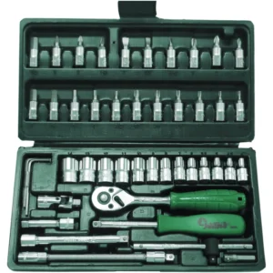 2646MB: 46-Piece 1/4" Drive Socket Wrench Set (Metric)