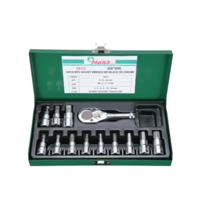 3613- Bit Socket Wrench Set- 3⁄8" Drive- 13 PCs