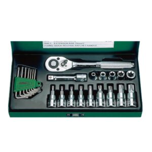 3623T- Socket Wrench Set- 3/8" Drive- 23 Pcs