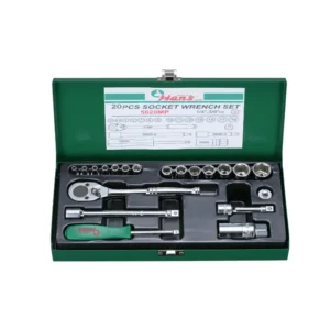 5620MP – 20-Piece Socket Wrench Set (¼″ & ⅜″ Drive) in Metal Case