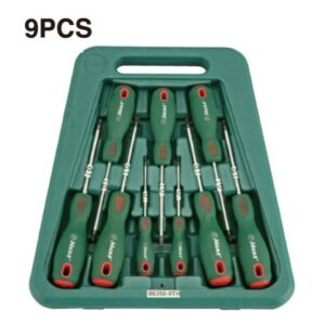 9-Piece Screwdriver Sets – Triangular Handle in TPV Case