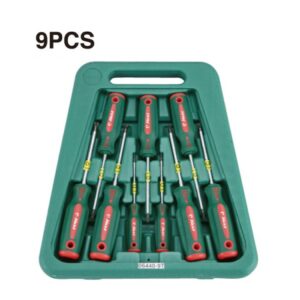 9 pcs Screwdriver Set in TPV Case (Star / Holey Star / Mixed)
