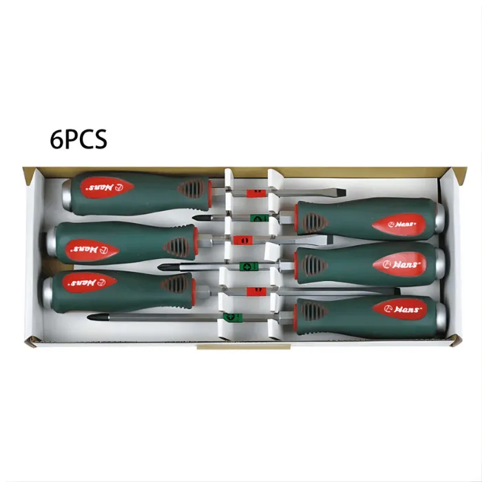 Go‑Thro Triangular Handle Screwdriver Set – Paper Box Packaging