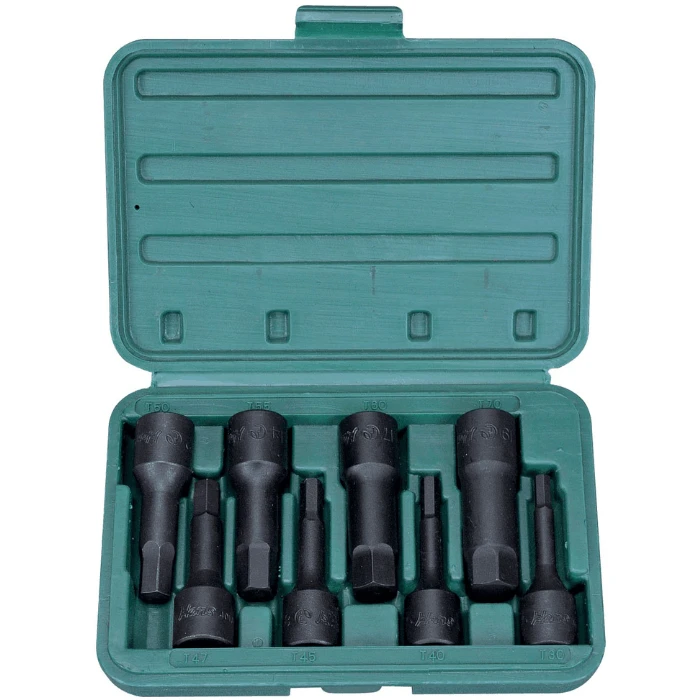 46016-8 (1) 46016-8 8-Piece Hex Bit Socket Set | ½" Drive | One-Piece Design