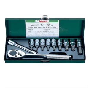46026-11- Bit Socket Wrench Set- ½" Drive- 11 PCs