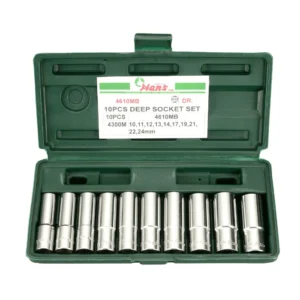 4610MB/AB- Deep Socket Set- ½" Drive- 10 PCs