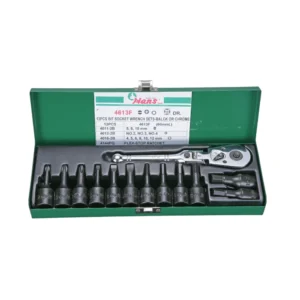 4613F- Bit Socket Wrench Set- ½" Drive- 13 PCs