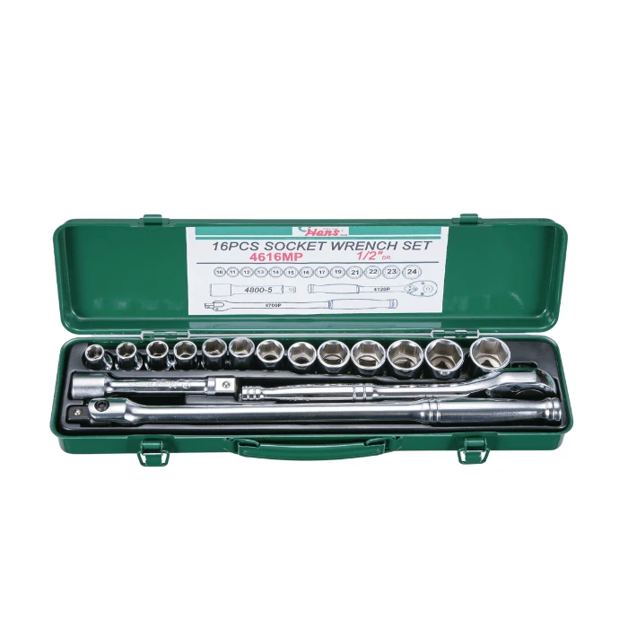 4616Mp (1) 4616 Series-Socket Wrench Set-½" Drive-16 Pcs
