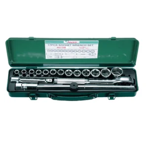 4617M/A- Socket Wrench Set- ½" Drive- 17 PCs
