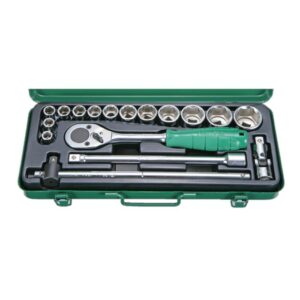 4618MG- Socket Wrench Set- 1/2" Drive- 17 Pcs