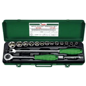 4619M/A: ½" Drive 16-Piece Metric / SAE Socket Wrench Set