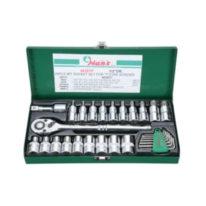 4628TP ½" Drive Security Bit Socket Wrench Set | 28-Piece S2 Steel