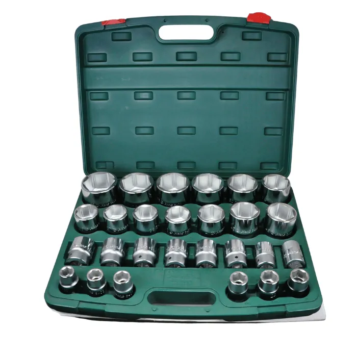 6627-min 6627MB/AB — 3/4″ Drive Hand Socket Set, 27 Pcs (6-Point) – An-Lock Drive®, Plastic Blow-Mold Case
