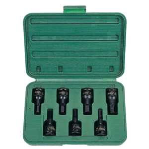 836014-9 ⅜" Dr. 9-Pc Impact Bit Socket Set | Cr-Mo Steel