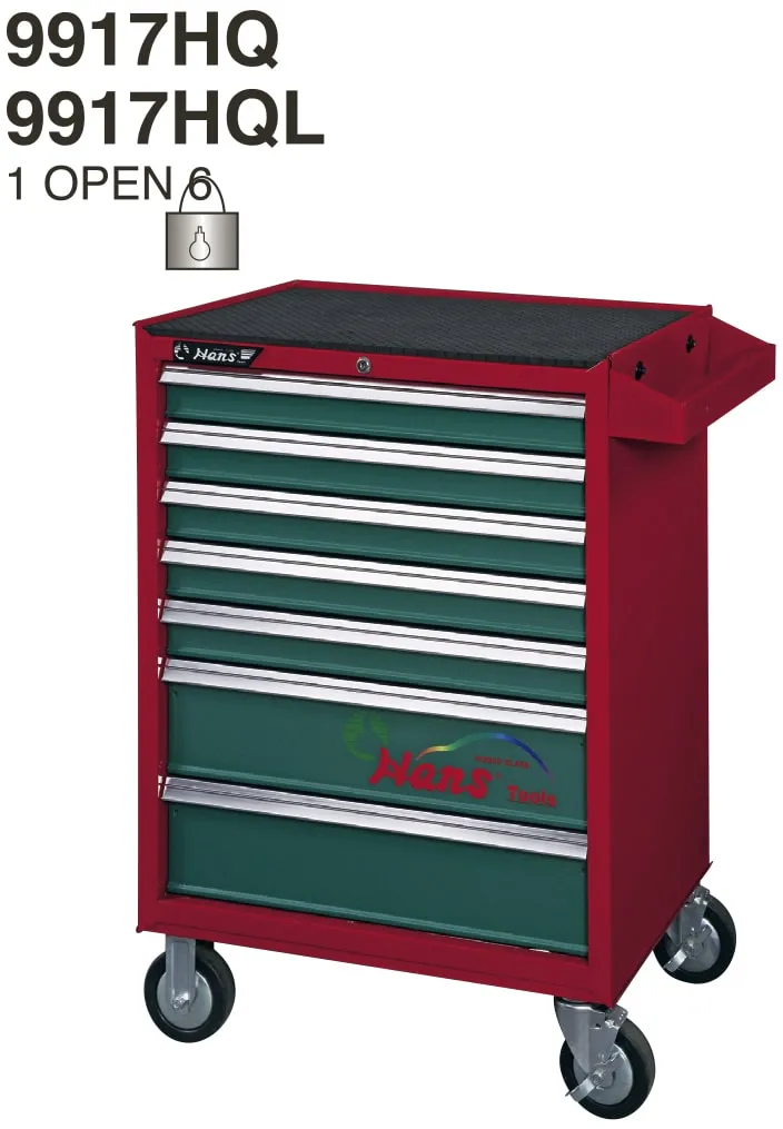 Carro de Herramientas de Taller 7 Cajones – Serie HQ con Opción de Bloqueo | 9917HQ / 9917HQL