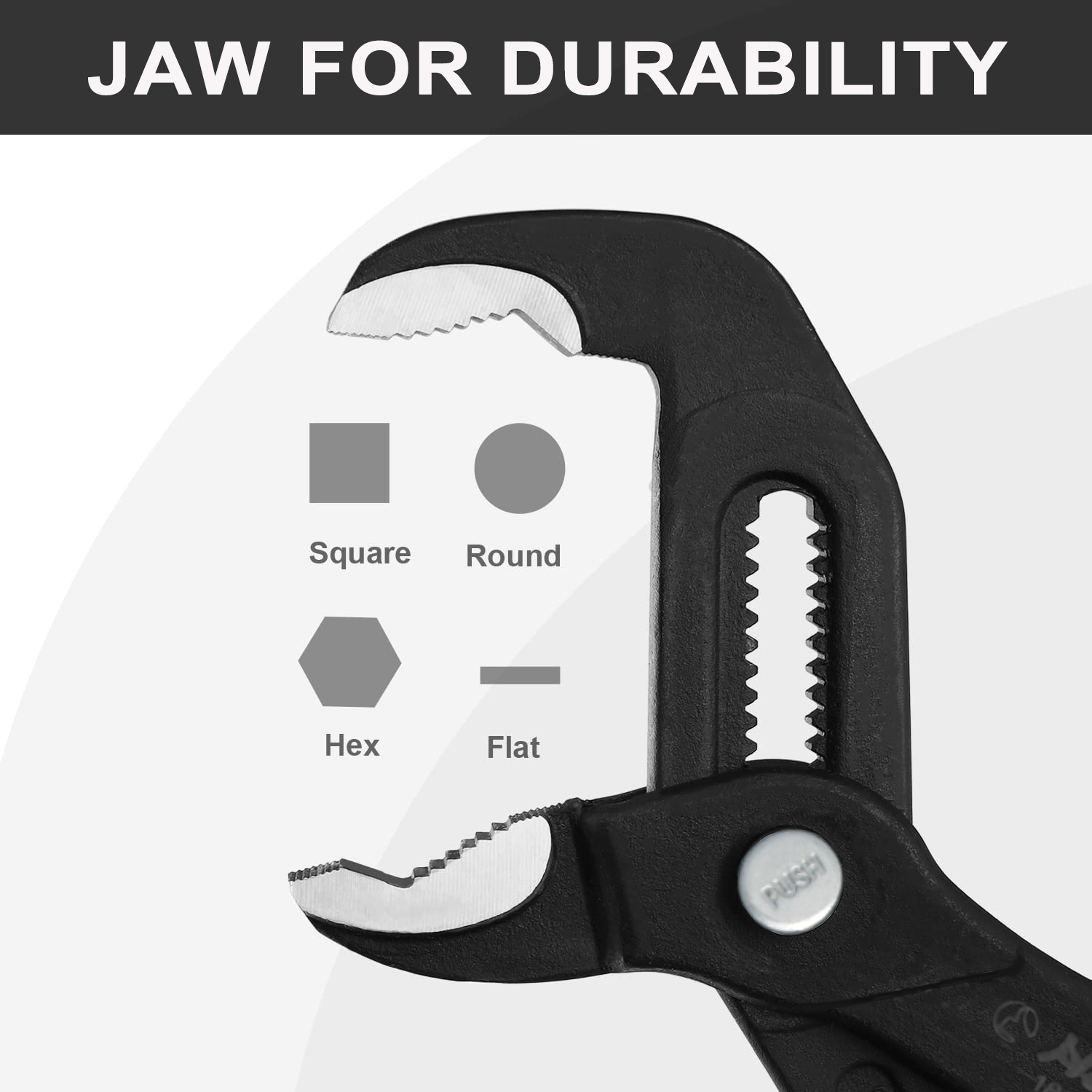 1891F Groove Joint Plier with Push Button Hans Tool Ind.Co.,Ltd
