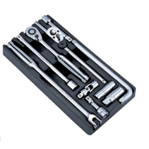 TT-3P/ Socket Wrench Combo Set-10 Pcs- ½" Drive