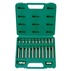 06424-24-Piece Star Screwdriver Bit Set – T10 to T60 with Hex Shank & Holders