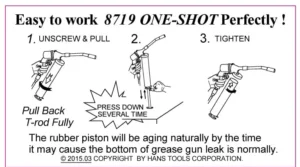 8719 Air-Operated Grease Gun