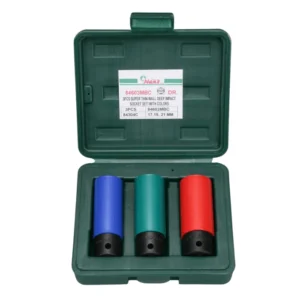 84603MBC-Super Thin Wall Deep Impact Socket Set-½"Drive- 3 PCs