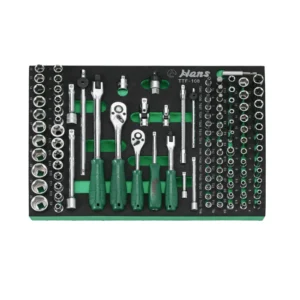 TTF-108- Socket Wrench Combo Set- 108 PCs- ¼" 3⁄8" Drive