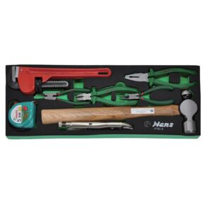 FTC-3 Pipe Wrench, Plier and Hammer Tools Set