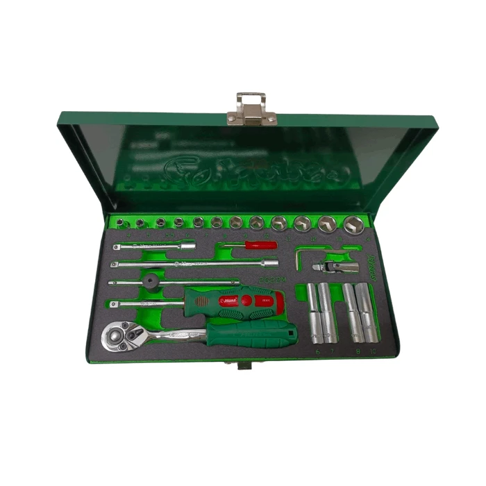 2622M (1) 2622M Socket Wrench Set | ¼" Dr. 22pcs EVA Foam