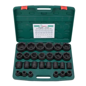 86627MB/AB — 3/4″ Drive Impact Socket Set, 27 Pcs (Metric or SAE) – Cr-Mo, An-Lock Drive®