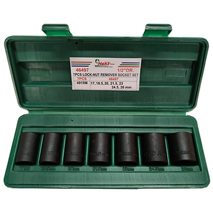 46497-min 46497 Lock Nut Remover Socket Set