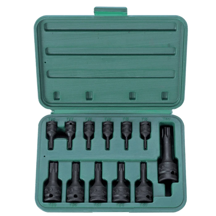 896014 (1) 896014 12-Pc Multi-Drive Impact Bit Socket Set | ¼″, ⅜″, ½″ Drive |