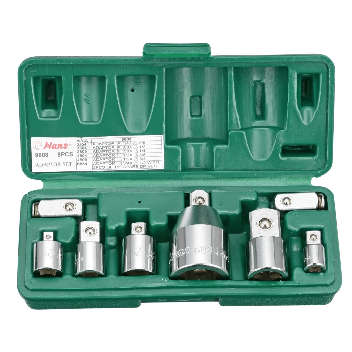 9608 (1) 9608 8-Pc Socket Adaptor Set | 1/4" to 3/4" Drive
