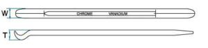 111L: Drop-Forged Steel Tyre Lever (Spoon Bar)