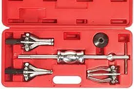 HB3J-5 Puller Set with 3-jaw design for internal (15–80mm) and external pulling. Ideal for removing bearings and gears in automotive
