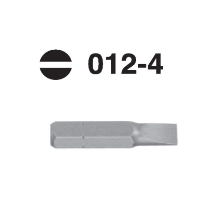 012-4 012-4 Slotted Hex Shank Screwdriver Bit – ⁵⁄₁₆" Drive