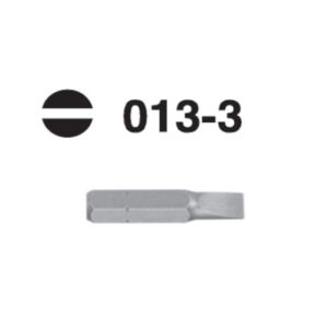 013-3 Slotted Hex Shank Screwdriver Bit – 10mm Drive
