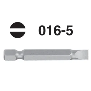 016-5 Slotted Hex Shank Screwdriver Bit – ¼'' Drive