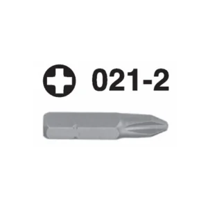 021-2 Phillips Hex Shank Screwdriver Bit