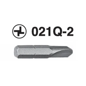021Q-2 Torq-Set Hex Shank Screwdriver Bit – ¼'' Drive
