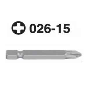 026-15 Phillips Hex Shank Screwdriver Bit– ¼” Drive