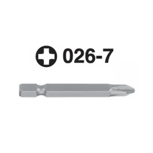 026-7 Phillips Hex Shank Screwdriver Bit– ¼” Drive
